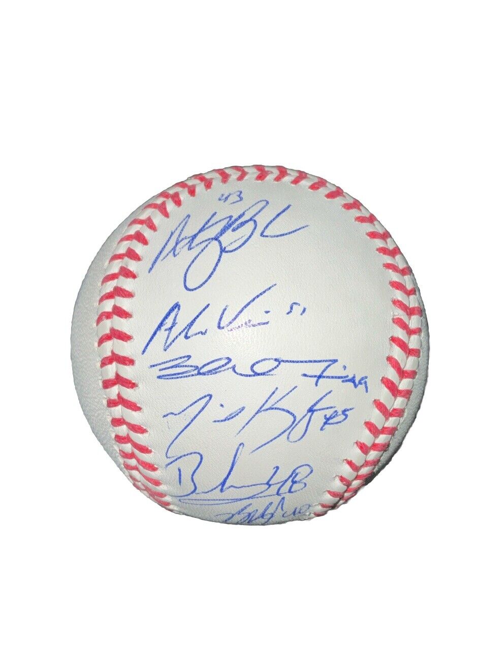 DODGERS SIGNED 2024 WORLD SERIES BALL 17 AUTOS FREEMAN TEO MUNCY BUEHLER PSA 063