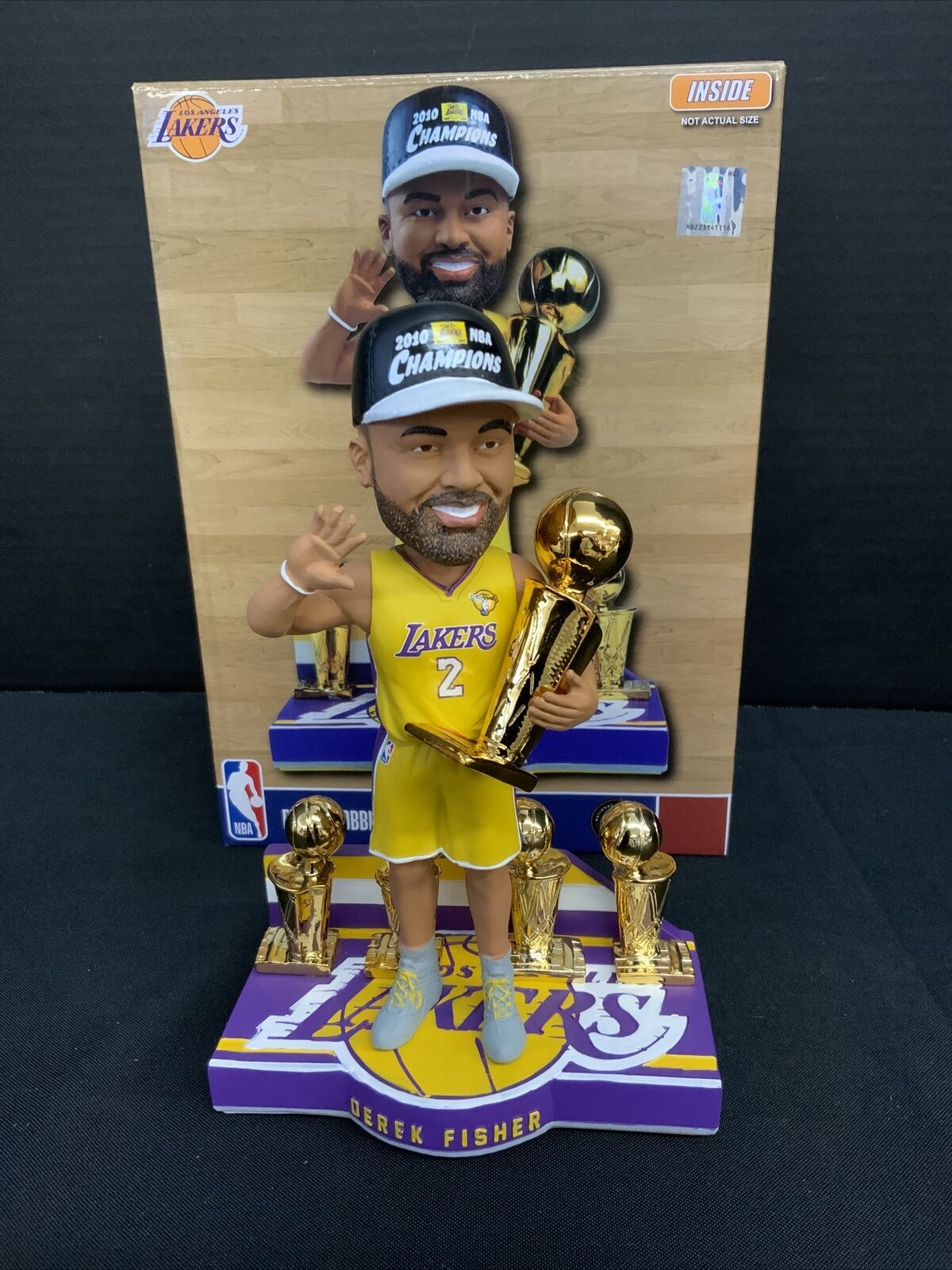 DEREK FISHER 5X NBA CHAMPION EXCLUSIVE BOBBLEHEAD FOCO #/360 RARE