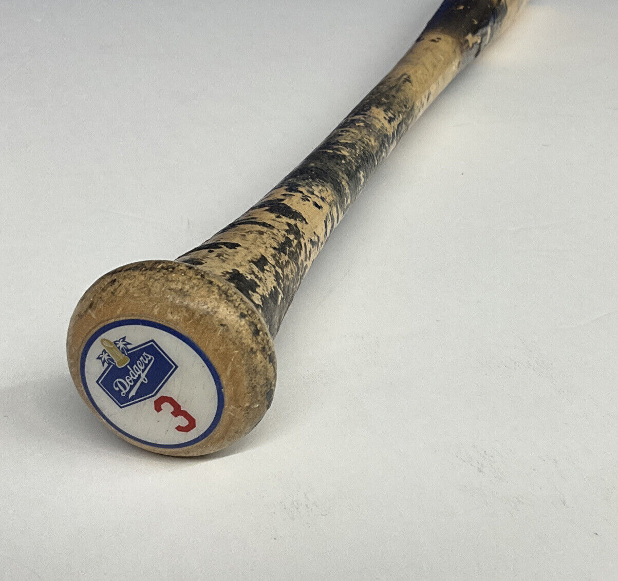 CHRIS TAYLOR DODGERS 2020 WS CHAMP SIGNED GAME USED VICTUS BAT W/INS BAS WZ59685