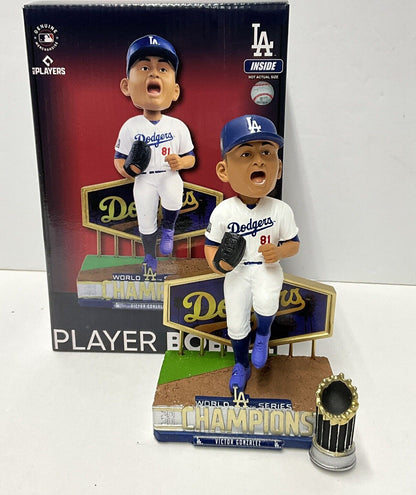 VICTOR GONZALEZ DODGERS SIGNED 20 WS FOCO BOBBLEHEAD "GAME 6 WINNER" PSA 2C88324