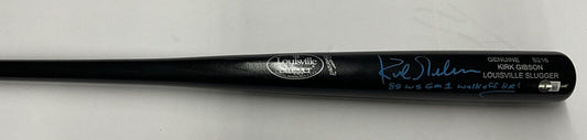 KIRK GIBSON DODGERS SIGNED LOUISVILLE SLUGGER BAT "88 WS WALK OFF HR BAS W140601