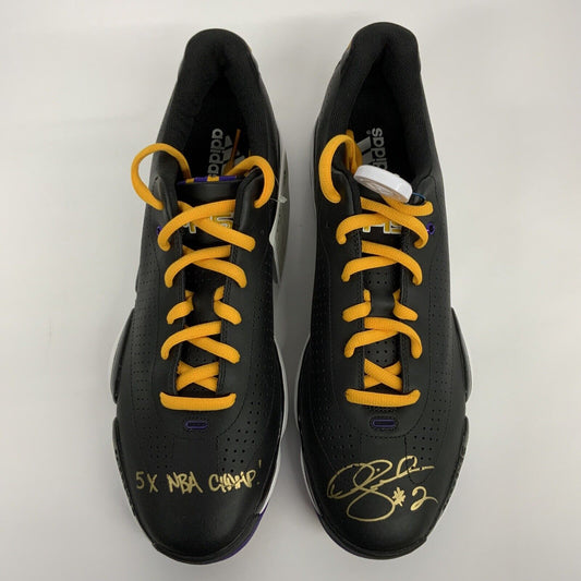 DEREK FISHER SIGNED Adidas Player Exclusive LOW MOTION PROMO  "5X NBA CHAMP" BAS