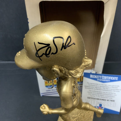 DODGERS KIRK GIBSON SIGNED LIMITED EDITION GOLD BOBBLEHEAD BECKETT ITP WE78090