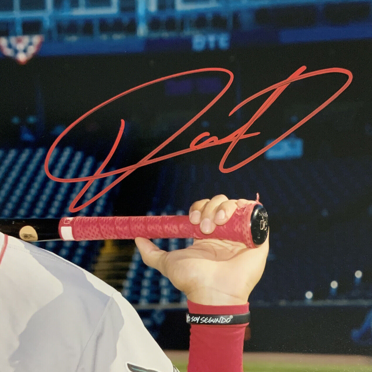 DIEGO CARTAYA DODGERS 2023 #1 PROSPECT SIGNED 16X20 GREAT LAKES LOONS PHOTO BAS