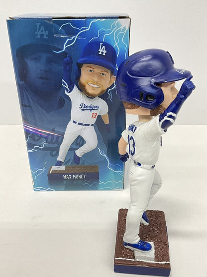 MAX MUNCY 2020 WS CHAMP SIGNED DODGERS 2023 SGA BOBBLEHEAD PSA 2C82032