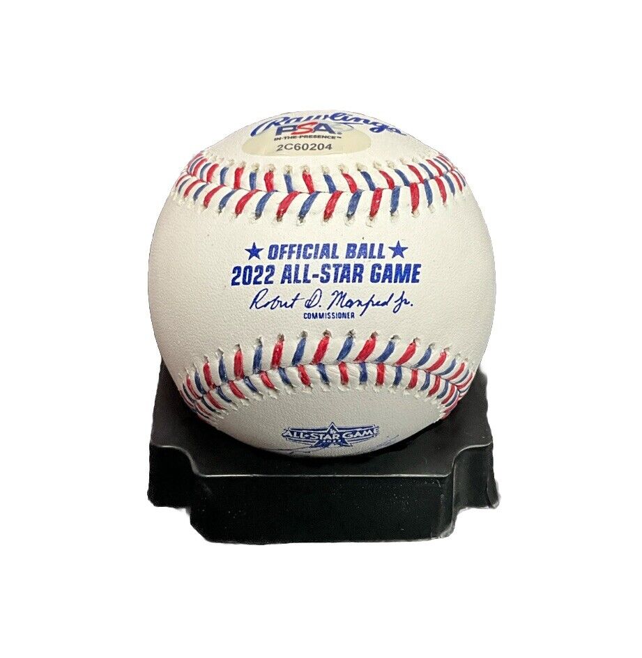 TONY GONSOLIN DODGERS SIGNED 2022 ALL STAR GAME BASEBALL "1ST ALL STAR GAME" PSA