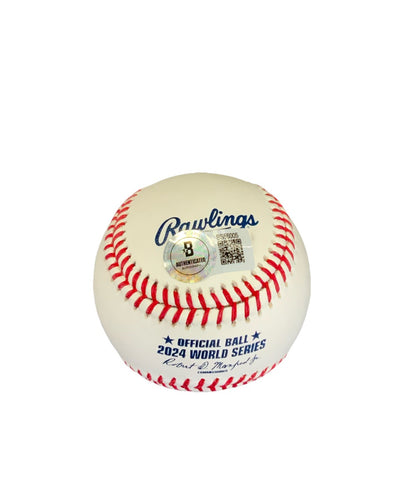KIKE HERNANDEZ  DODGERS SIGNED 2024 WORLD SERIES BASEBALL "2024 WS CHAMP" BAS