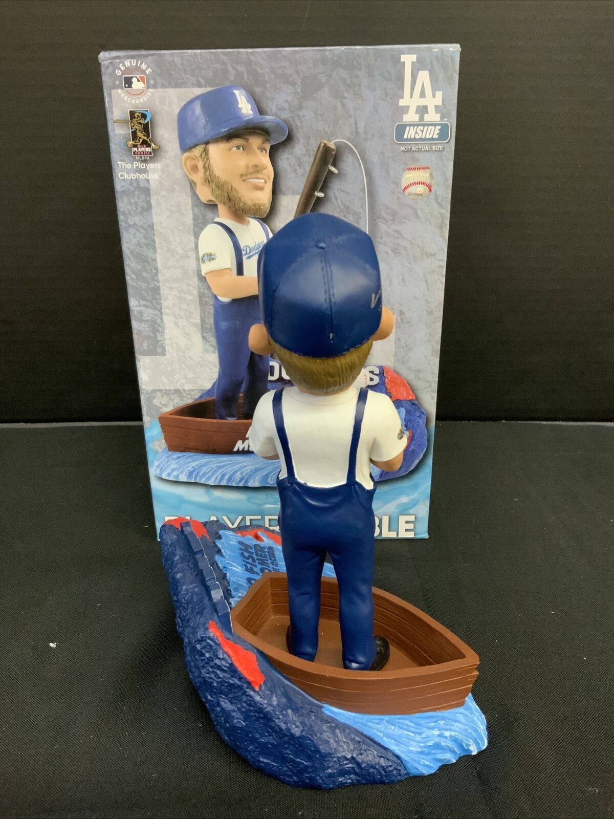 MAX MUNCY SIGNED DODGERS FOCO BOBBLEHEAD "GET IT OUT OF THE OCEAN" PSA 1C01962