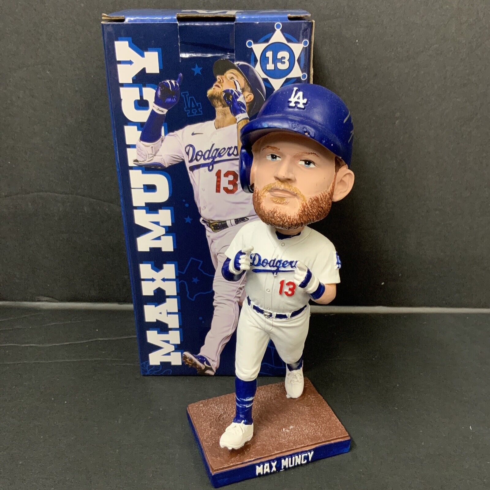 MAX MUNCY DODGERS 2020 WORLD SERIES CHAMPION SIGNED 2022
