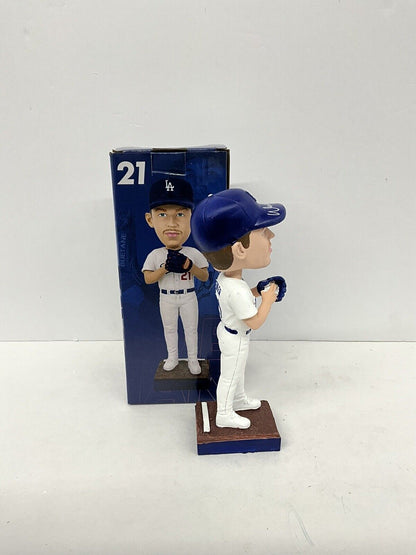 WALKER BUEHLER 2020 WS CHAMP SIGNED DODGERS 2024 SGA BOBBLEHEAD BAS 1W557070