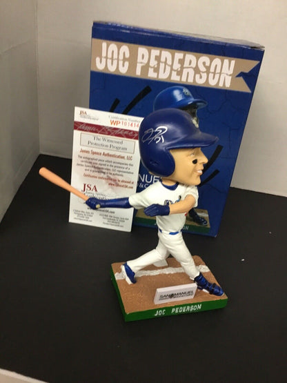 JOC PEDERSON DODGERS SIGNED RANCHO CUCAMONGA QUAKES SGA BOBBLEHEAD JSA COA