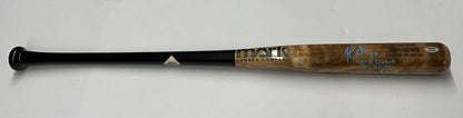 JAMES OUTMAN DODGERS SIGNED MARK LUMBER MODEL BAT "MLB DEBUT 7-31-22 PSA RG51316