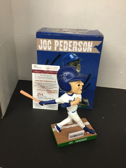 JOC PEDERSON DODGERS SIGNED RANCHO CUCAMONGA QUAKES SGA BOBBLEHEAD JSA COA