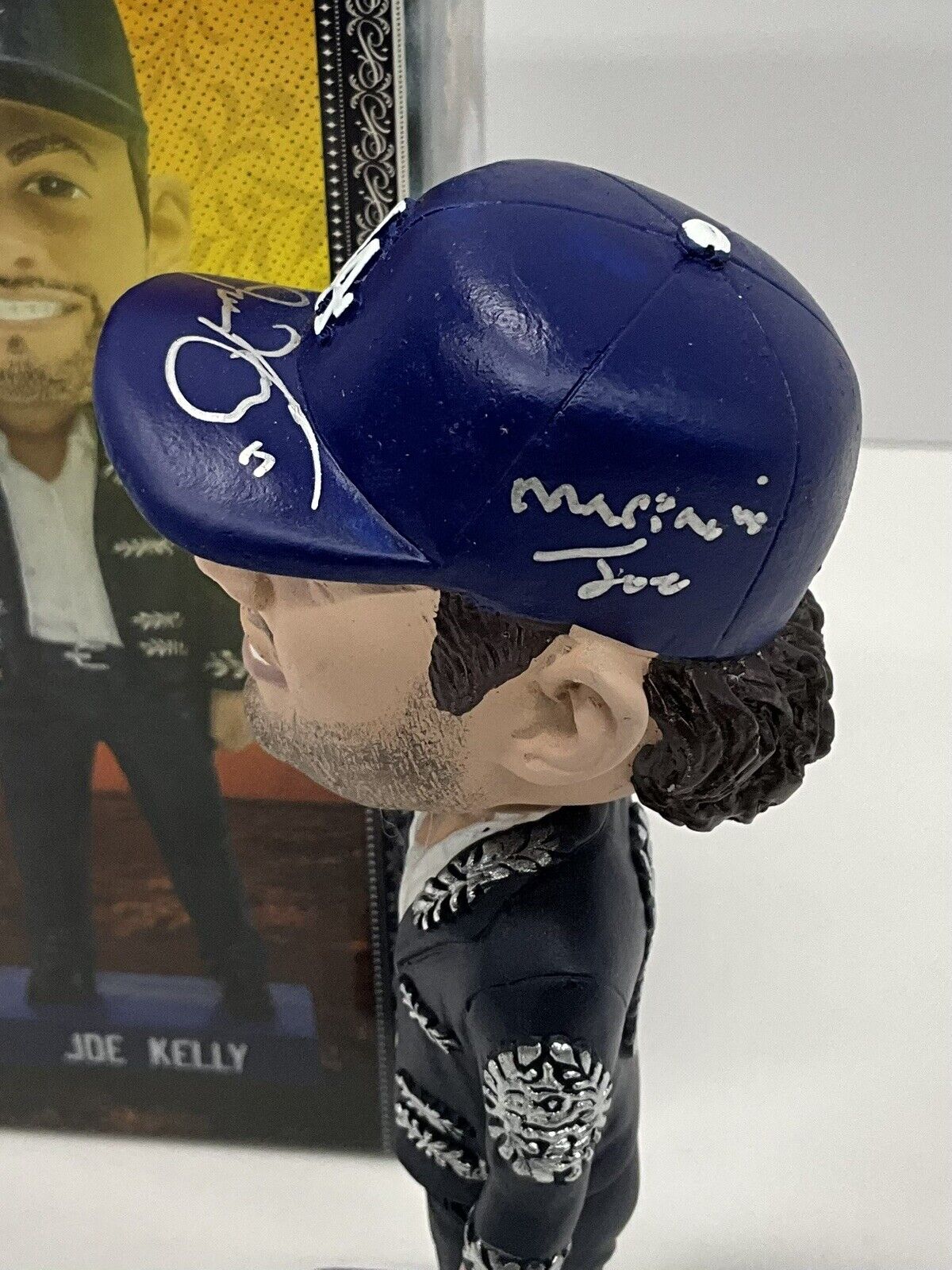 JOE KELLY SIGNED DODGERS 2023 SGA BOBBLEHEAD "MARIACHI JOE" INSCRIP PSA 2C74711