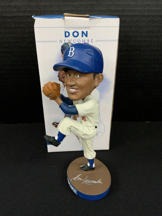 DODGERS LEGEND DON NEWCOMBE SIGNED DODGERS 2016 SGA BOBBLEHEAD JSA 37991