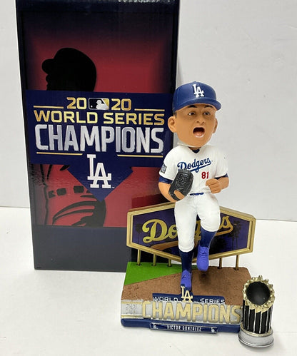 VICTOR GONZALEZ DODGERS SIGNED 20 WS FOCO BOBBLEHEAD "2020 WS CHAMP" PSA 2C88330