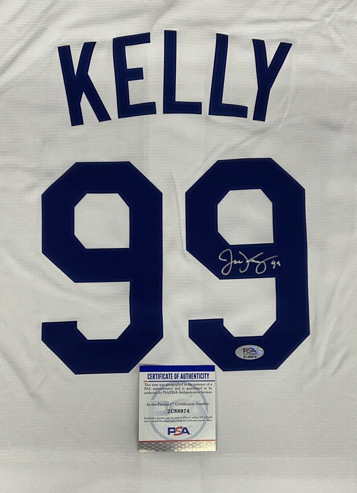 JOE KELLY 2020 WORLD SERIES CHAMPION SIGNED DODGERS NIKE JERSEY PSA 2C88974