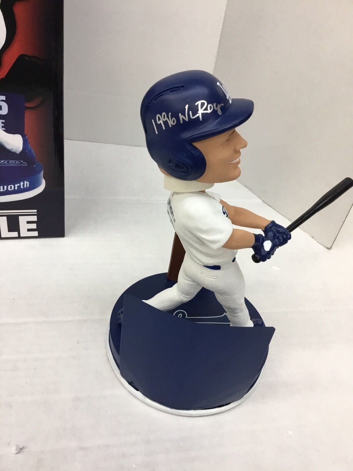 TODD HOLLANDSWORTH DODGERS SIGNED LIMITED 1996 ROOKIE OF THE YEAR BOBBLEHEAD