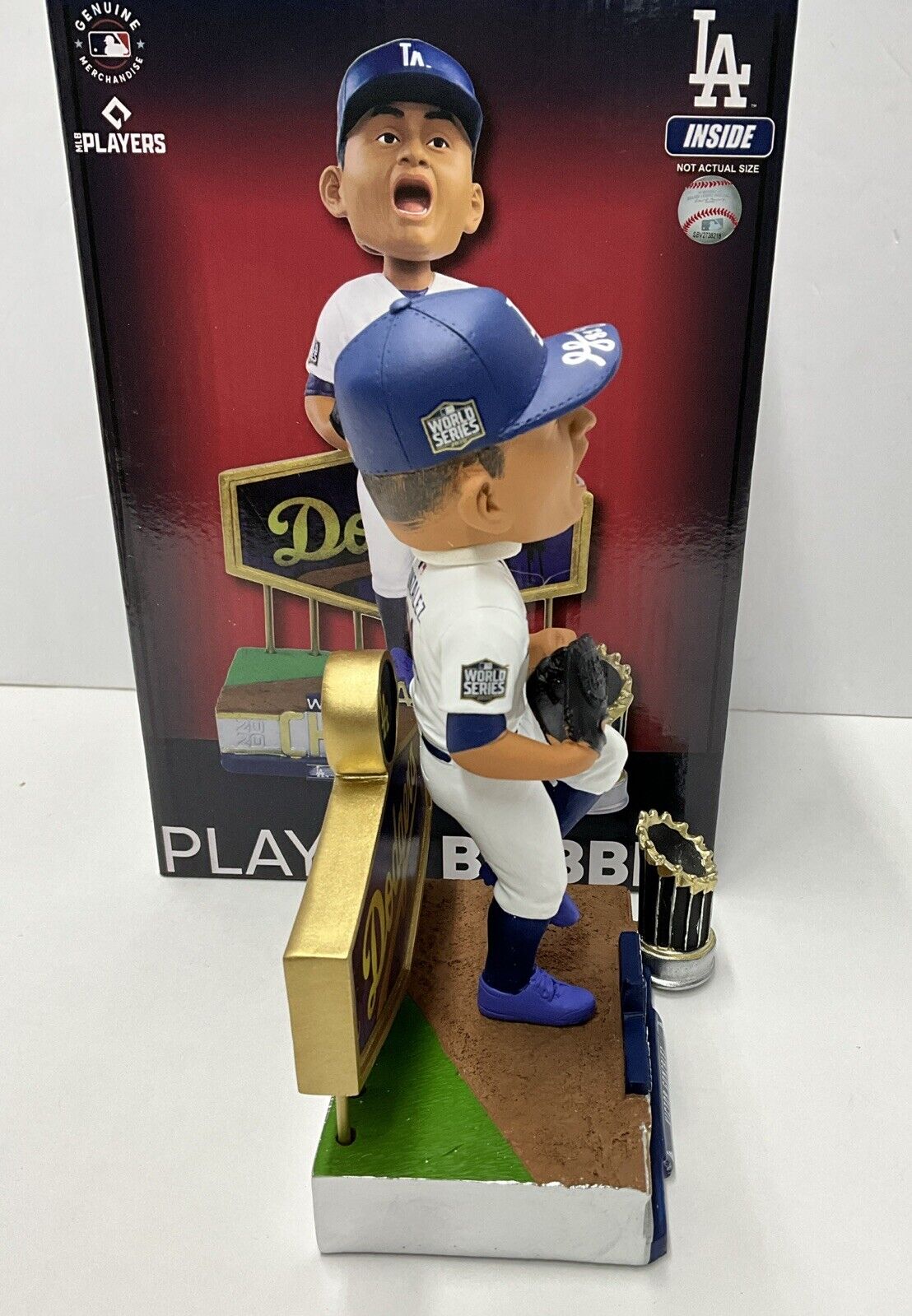 VICTOR GONZALEZ DODGERS SIGNED 20 WS FOCO BOBBLEHEAD "GAME 6 WINNER" PSA 2C88334