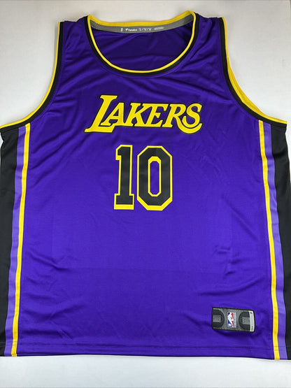 MAX CHRISTIE SIGNED LOS ANGELES LAKERS FANATICS PURPLE JERSEY PSA ITP 2C87949