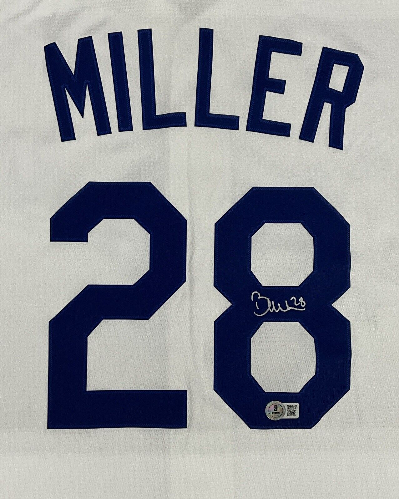 BOBBY MILLER SIGNED DODGERS NIKE JERSEY BECKETT ITP 1W826528