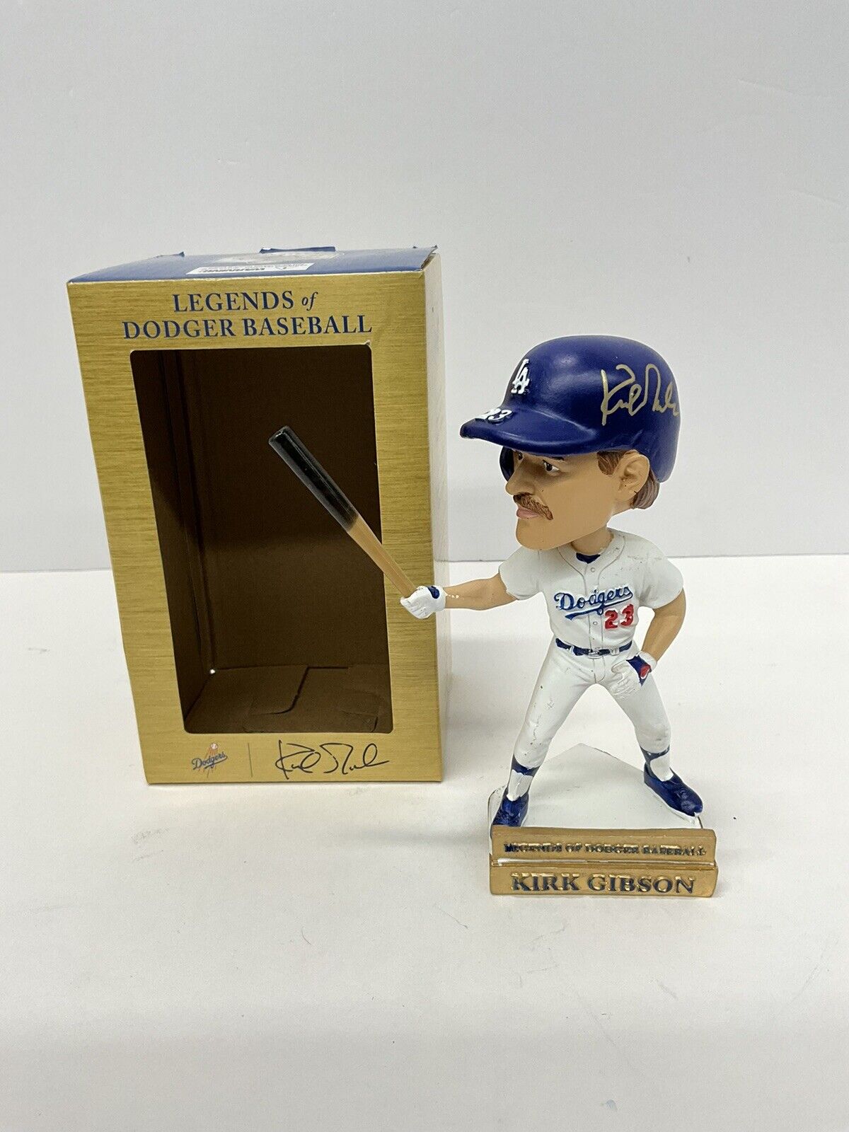 KIRK GIBSON DODGERS 88 WS CHAMPION SIGNED 2019 SGA BOBBLEHEAD PSA 3T04211