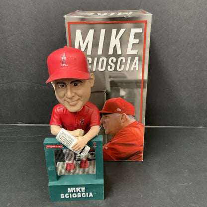 MIKE SCIOSCIA ANGELS 02 WS CHAMPION SIGNED 2018 SGA BOBBLEHEAD BECKETT WS31181