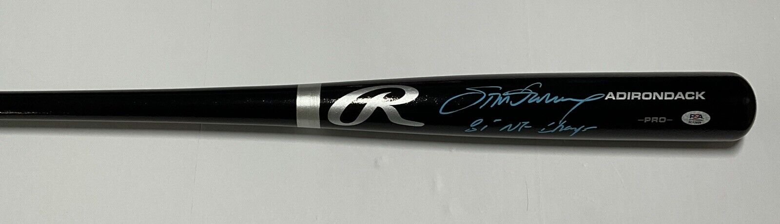 STEVE GARVEY DODGER SIGNED RAWLINGS FULL SIZE BAT "81 WS CHAMPS" INS PSA 3C13609