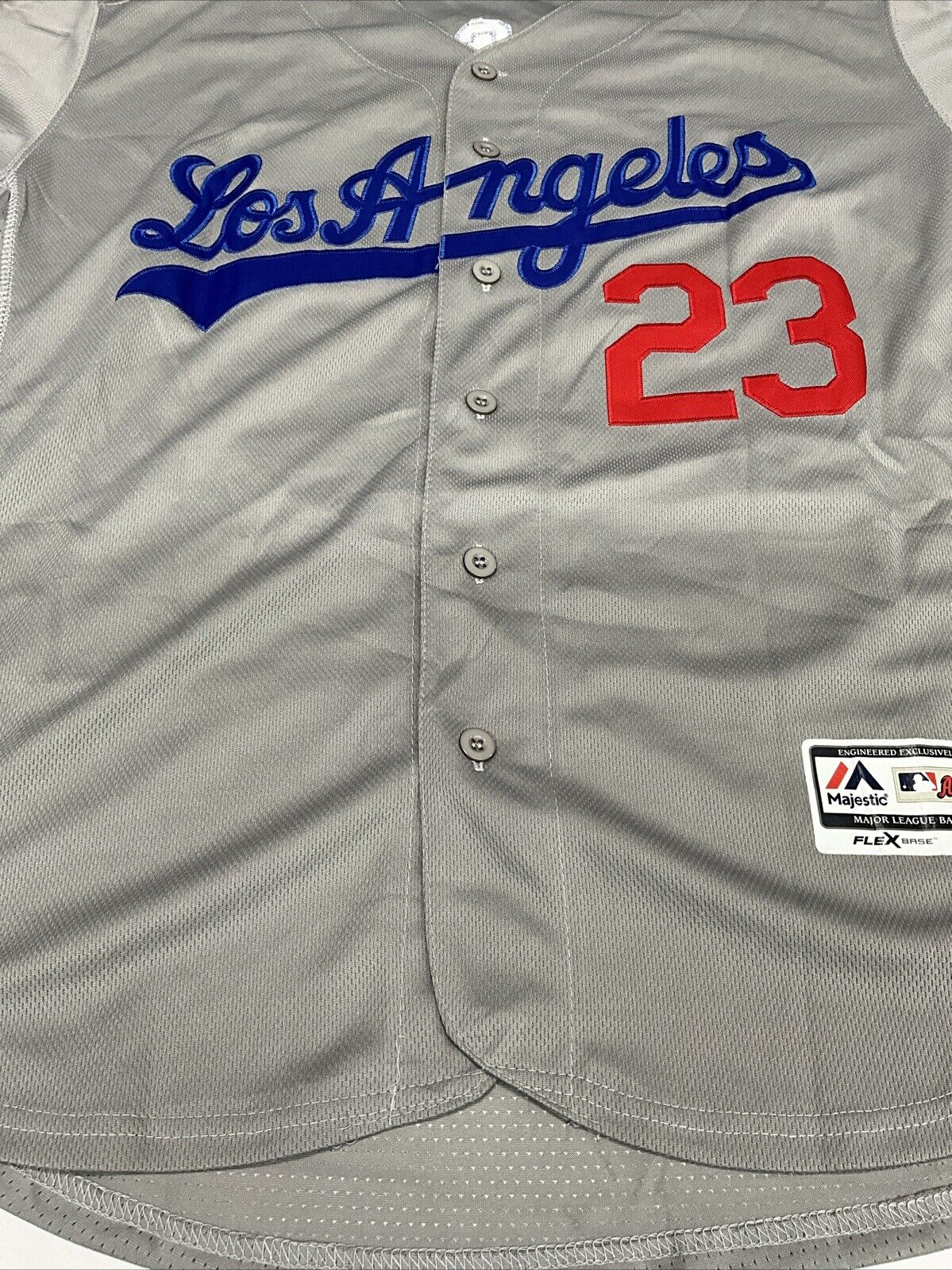 KIRK GIBSON SIGNED DODGERS 88 WS JERSEY "88 WS GM 1 WALK OFF HR! INS PSA 2C69605