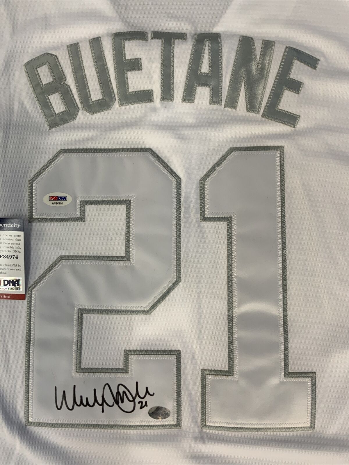 WALKER BUEHLER SIGNED 2019 PLAYERS WEEKEND "BUETANE" JERSEY PSA Buehler Hologram