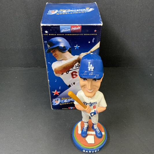 STEVE GARVEY DODGERS SIGNED 2006 SGA BOBBLEHEAD "74 NL MVP, 81 WSC" BAS WE53166