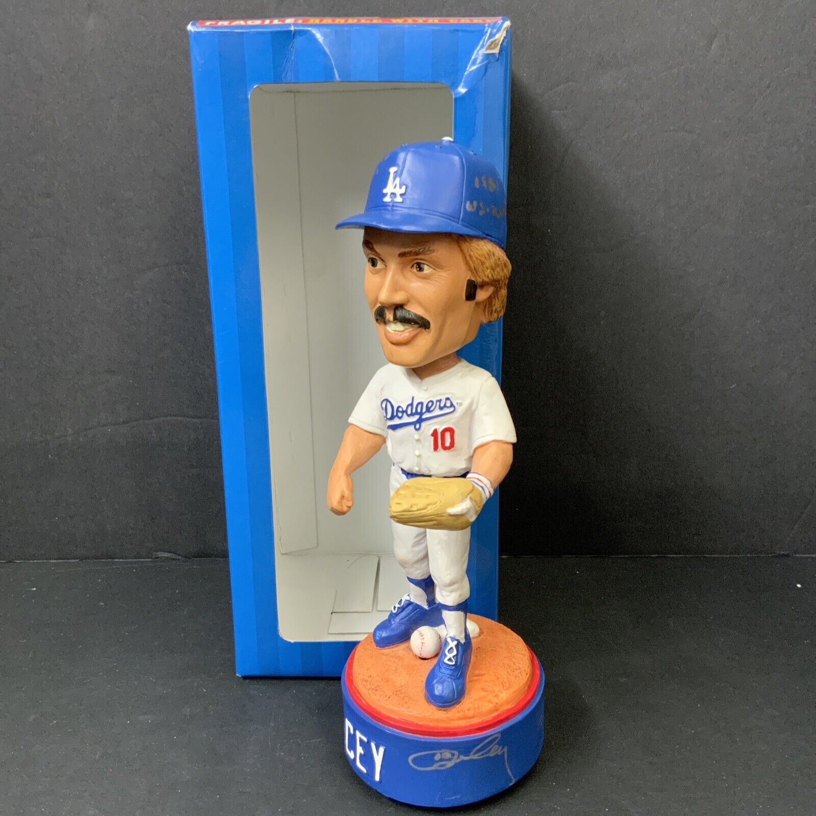 RON CEY  DODGERS SIGNED 2006 LIMITED EDITION MUSICAL BOBBLEHEAD BAS WX93898