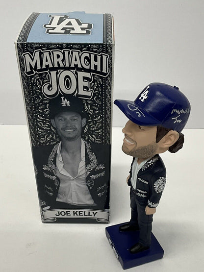 JOE KELLY SIGNED DODGERS 2023 SGA BOBBLEHEAD "MARIACHI JOE" INSCRIP PSA 2C74712