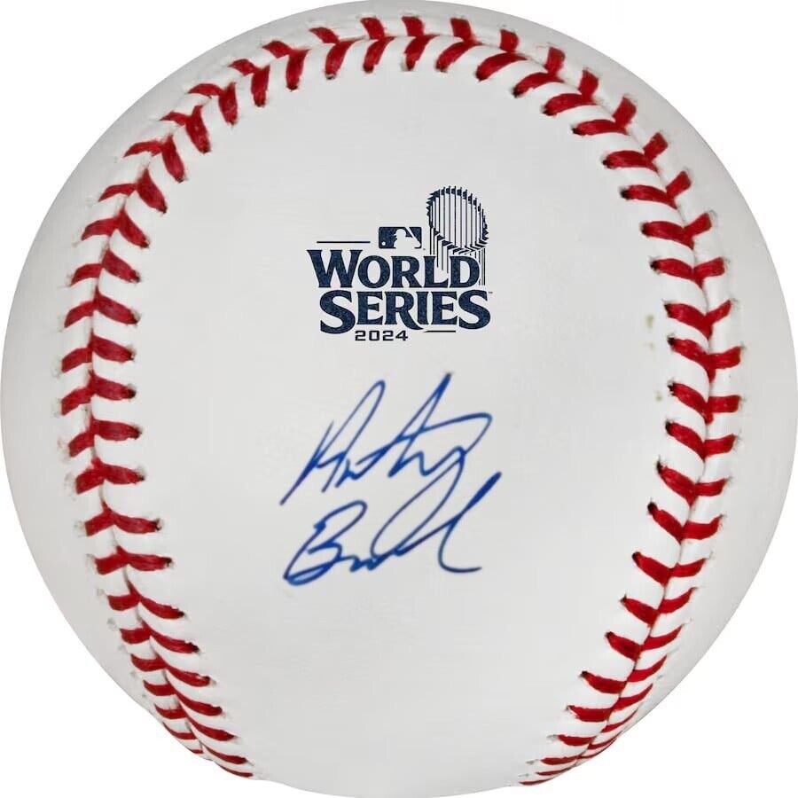 ANTHONY BANDA DODGERS SIGNED 2024 WORLD SERIES BASEBALL PRE-SALE PSA