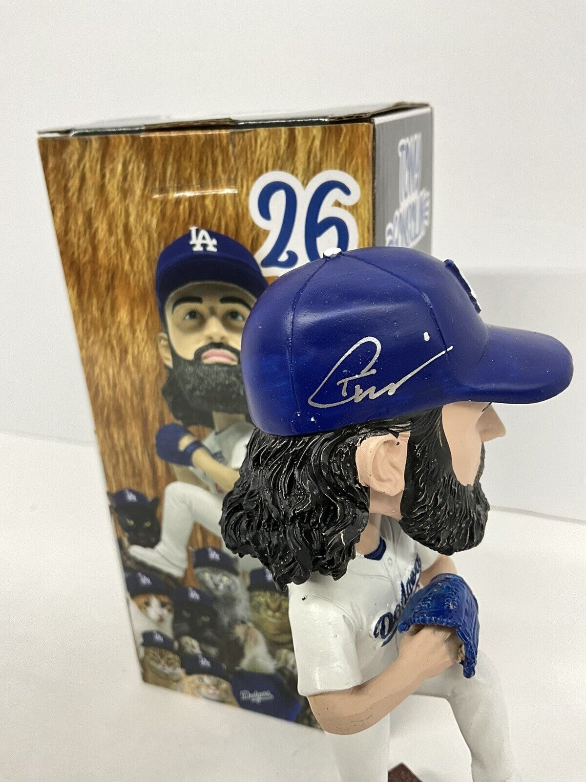 TONY GONSOLIN 2020 WORLD SERIES CHAMP SIGNED DODGERS SGA BOBBLEHEAD PSA 3C24851