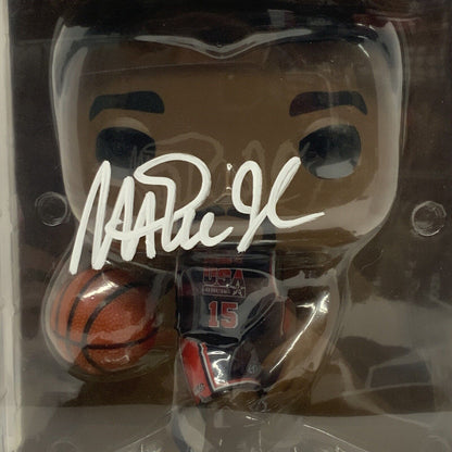 MAGIC JOHNSON SIGNED USA #125 10-INCH JUMBO WALMART EX FUNKO POP BAS WY61739