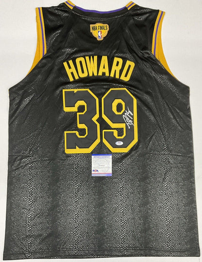 DWIGHT HOWARD LOS ANGELES LAKERS 2020 NBA CHAMPION SIGNED JERSEY PSA 1C40802