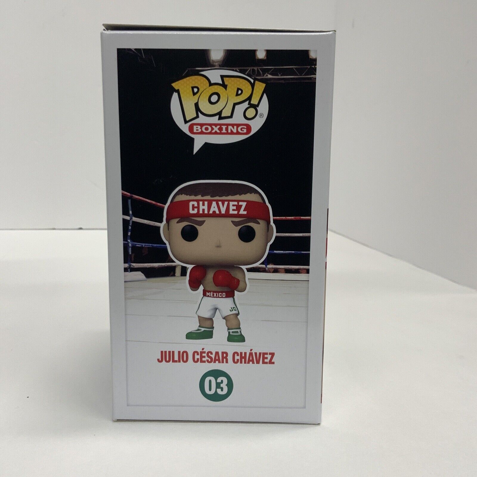 JULIO CESAR CHAVEZ MEXICAN BOXING LEGEND SIGNED #03 FUNKO POP BECKETT W210302