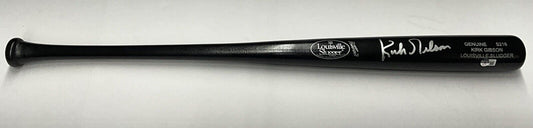 KIRK GIBSON DODGERS TIGERS SIGNED LOUISVILLE SLUGGER GAME MODEL BAT BAS W140585