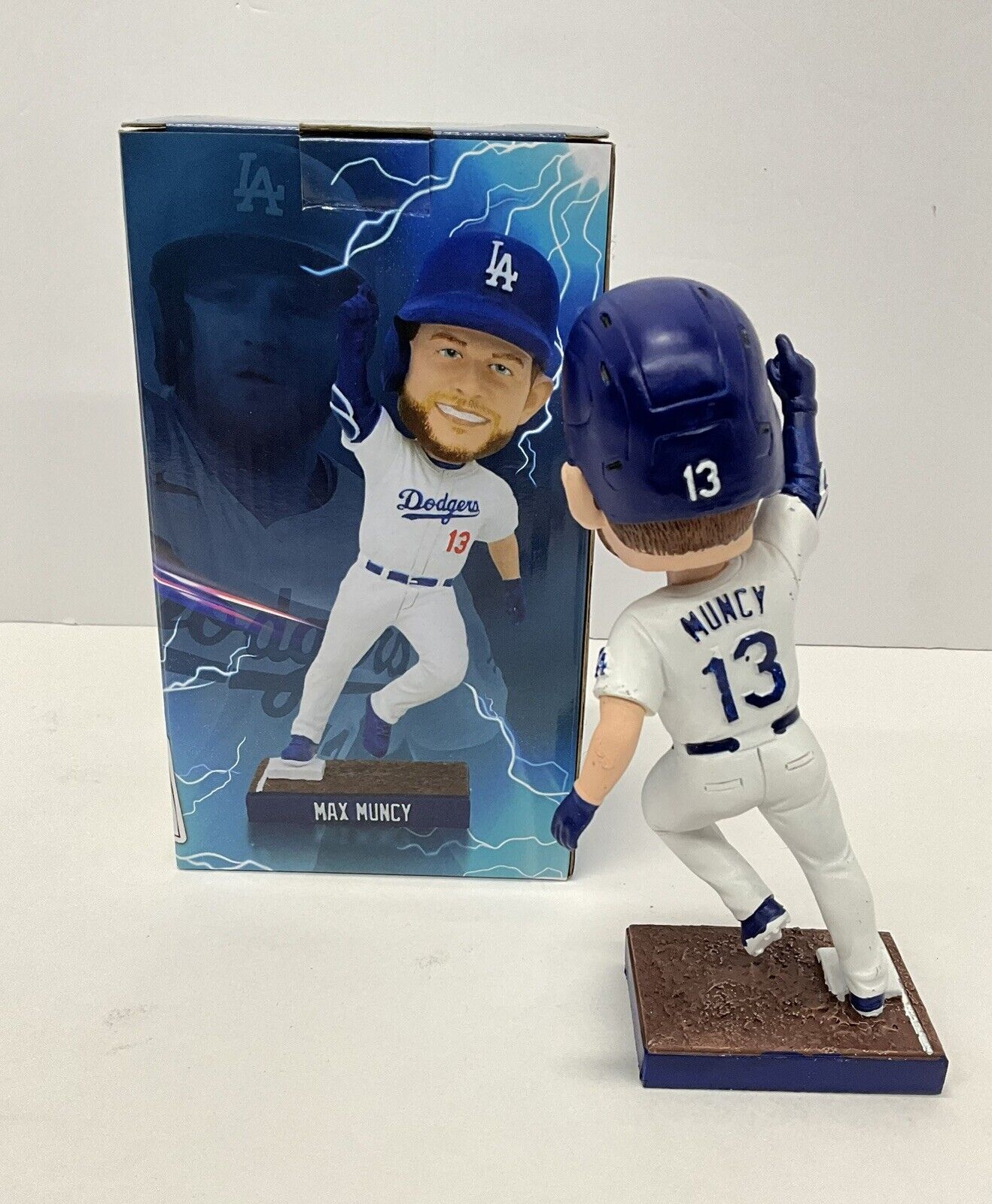 MAX MUNCY 2020 WS CHAMP SIGNED DODGERS 2023 SGA BOBBLEHEAD PSA 2C82043