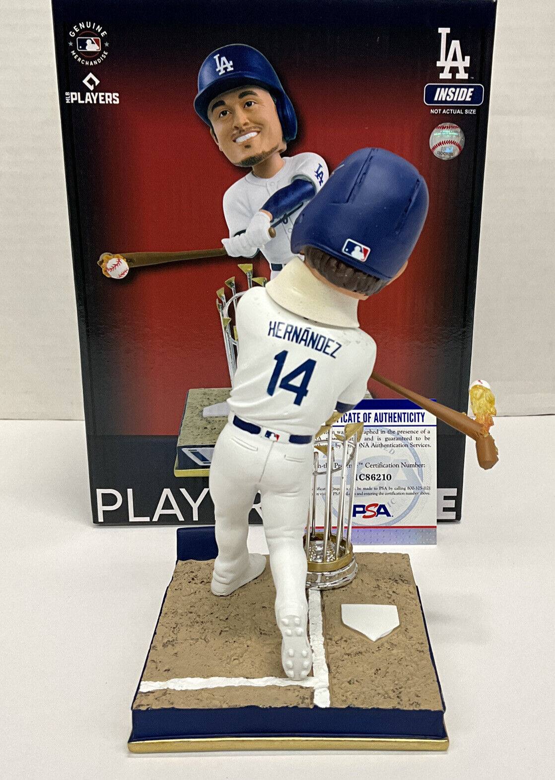 Dodgers Kiké Hernández ボブルヘッド August 22, 2019 Los Angeles Dodgers - Kike Hernandez