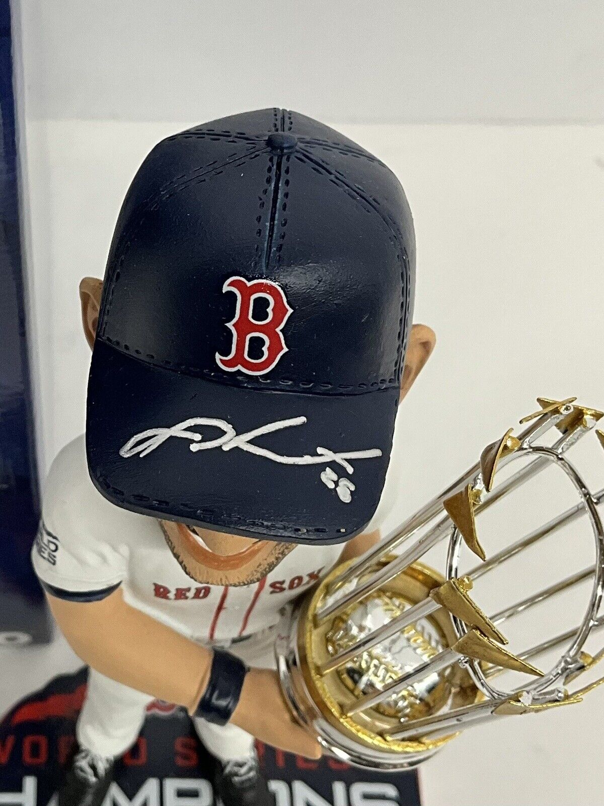 JD MARTINEZ SIGNED BOSTON RED SOX 2018 WORLD SERIES FOCO BOBBLEHEAD BAS W807847