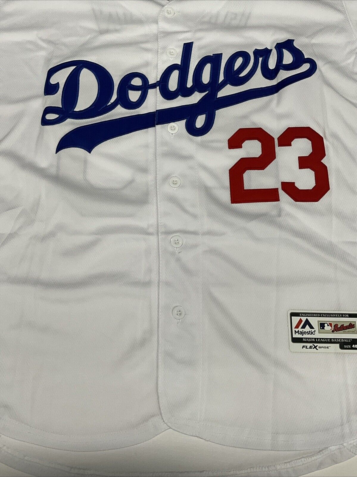 KIRK GIBSON SIGNED DODGERS 88 WORLD SERIES JERSEY "88 WS CHAMPS! INS PSA 2C69610