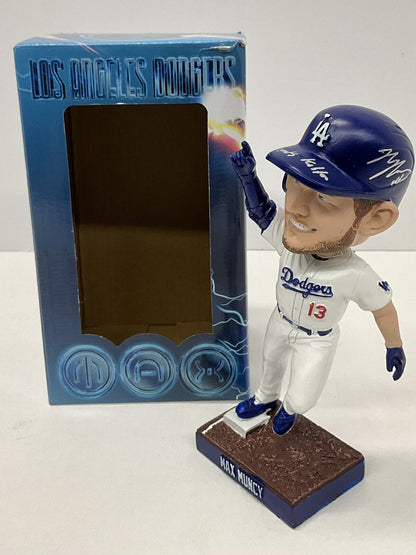 MAX MUNCY 2020 WS CHAMP SIGNED DODGERS 2023 SGA BOBBLEHEAD PSA 2C82032