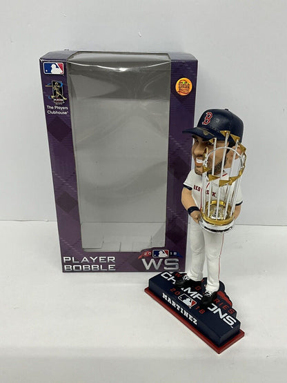 JD MARTINEZ SIGNED BOSTON RED SOX 2018 WORLD SERIES FOCO BOBBLEHEAD BAS W807848