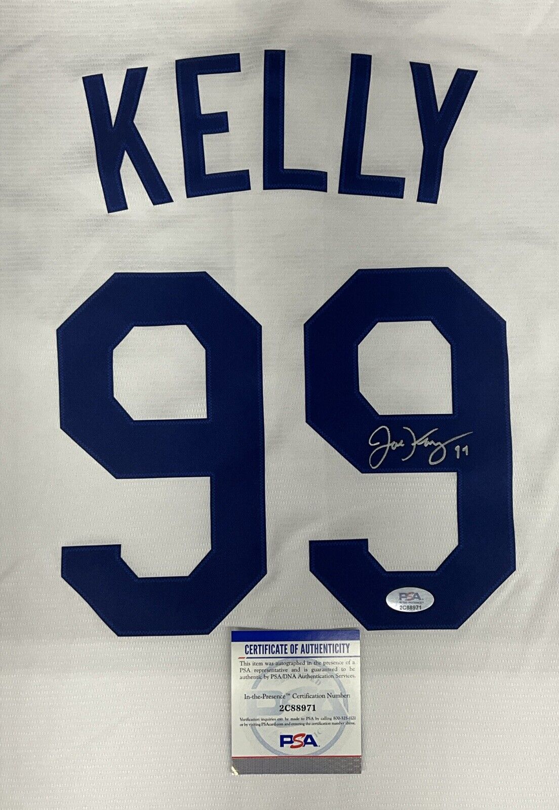 JOE KELLY 2020 WORLD SERIES CHAMPION SIGNED DODGERS NIKE JERSEY PSA 2C88971