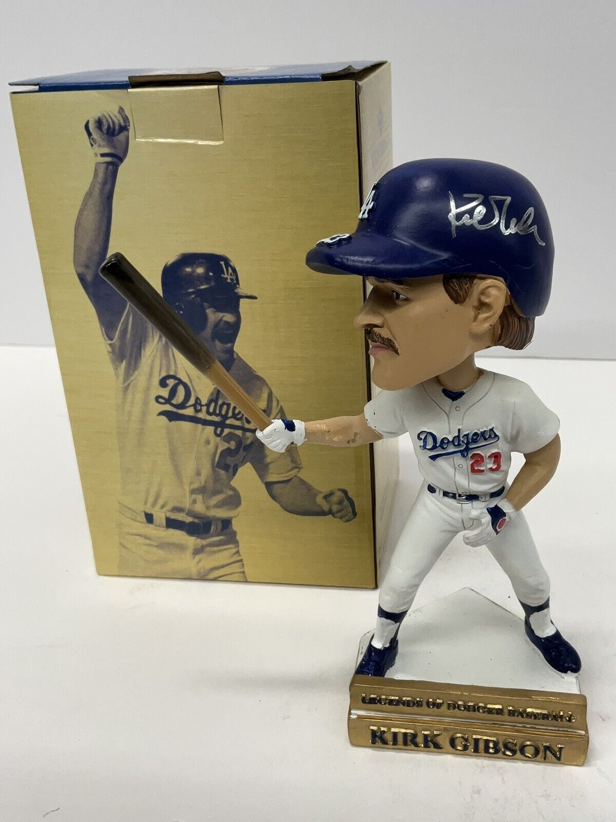 KIRK GIBSON DODGERS 88 WS CHAMPION SIGNED 2019 SGA BOBBLEHEAD PSA 3T04374