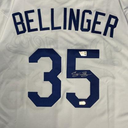 CODY BELLINGER DODGERS CHAMPION SIGNED 2020 WORLD SERIES JERSEY MLB VT102727