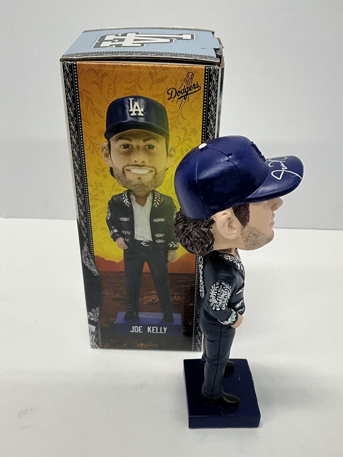 JOE KELLY SIGNED DODGERS 2023 SGA BOBBLEHEAD "MARIACHI JOE" INSCRIP PSA 2C74711