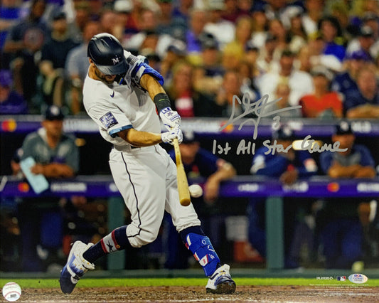 CHRIS TAYLOR DODGERS SIGNED 16X20 2021 ASG PHOTO " 1ST ALL STAR GAME" PSA ITP